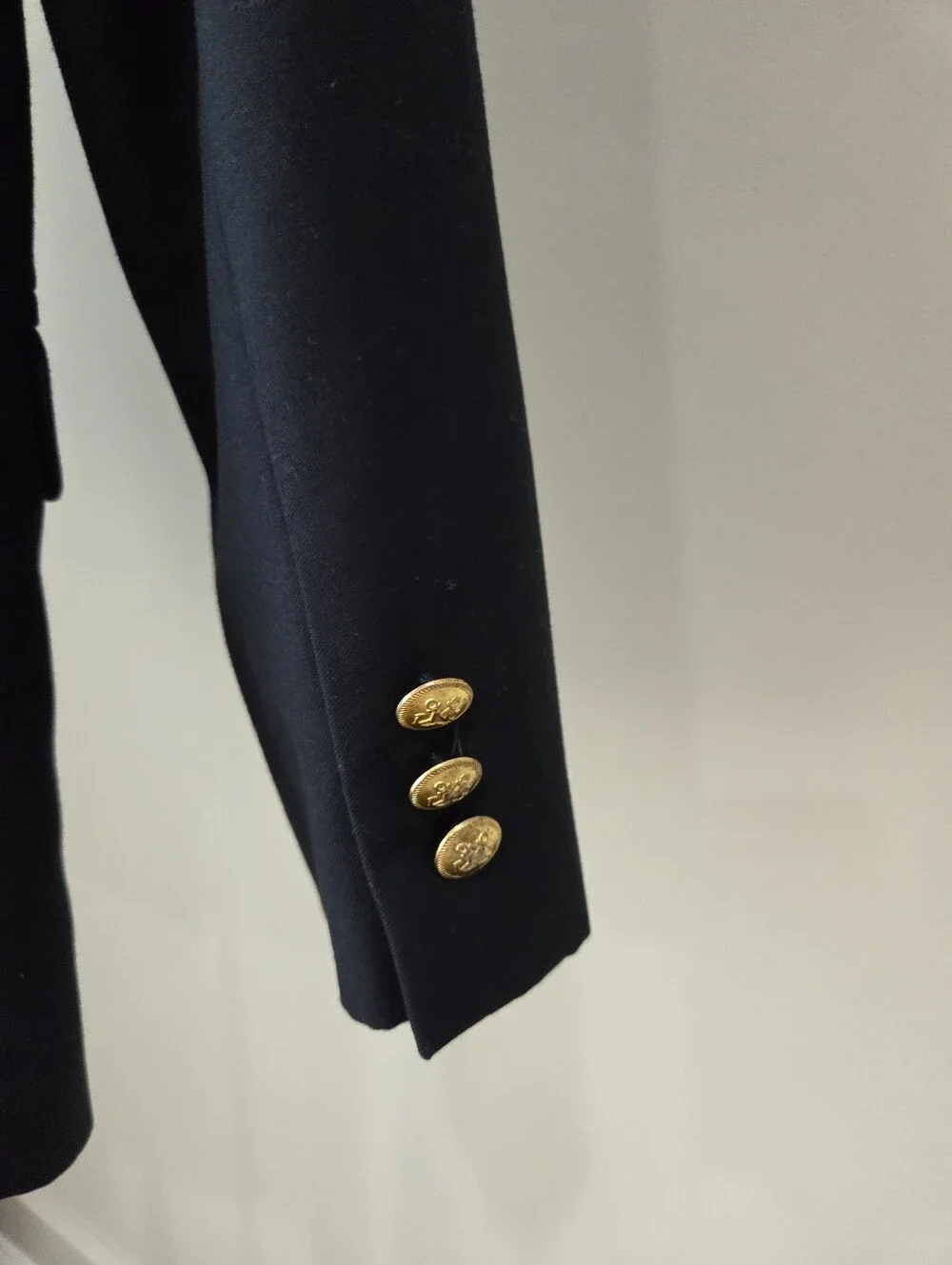 Nautica Navy Blue Boys Blazer Sz.14 Regular Fit With Gold Buttons